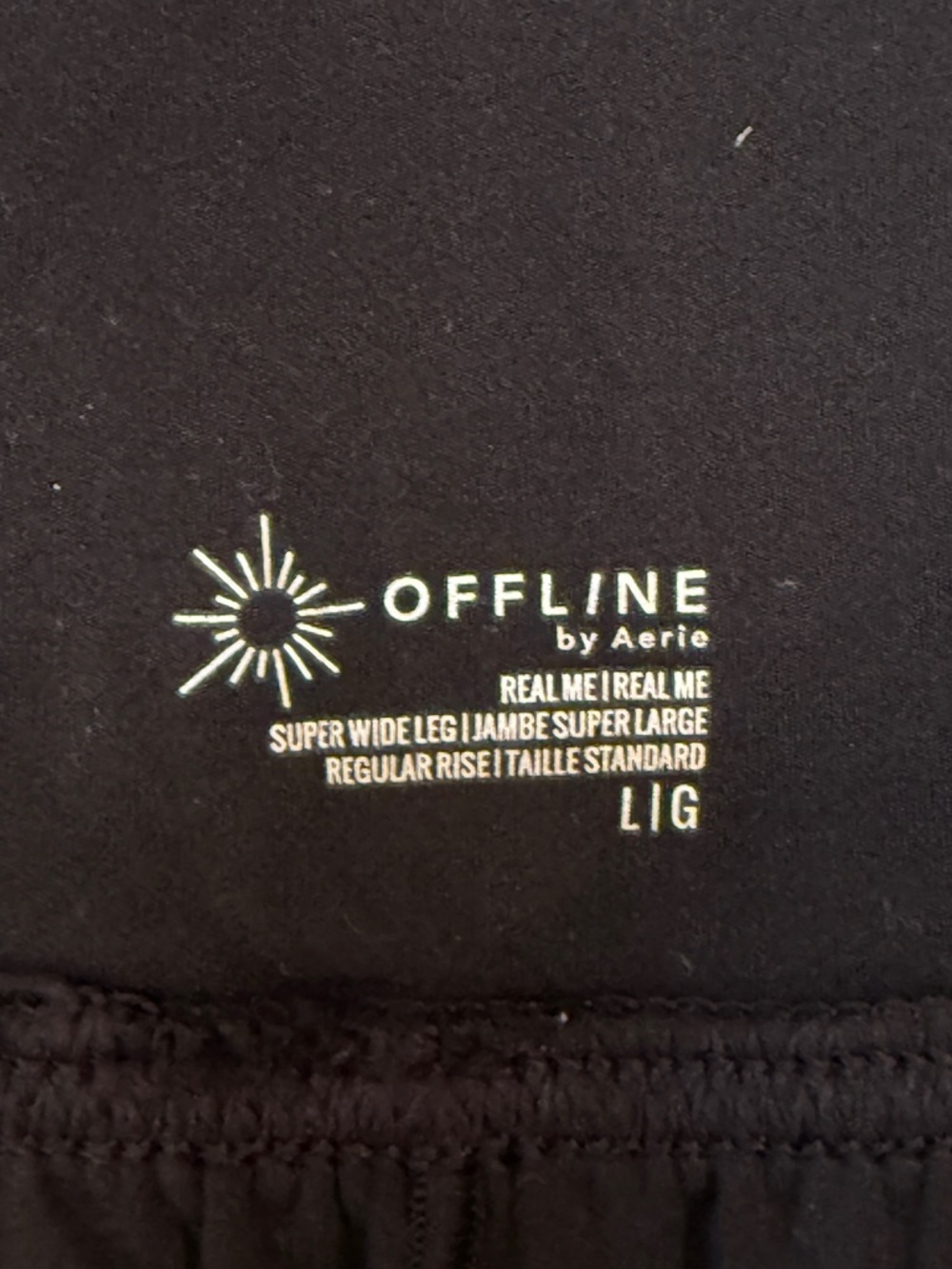 Aerie Fold-Over Wide Leg Pants - Picture 3 of 3